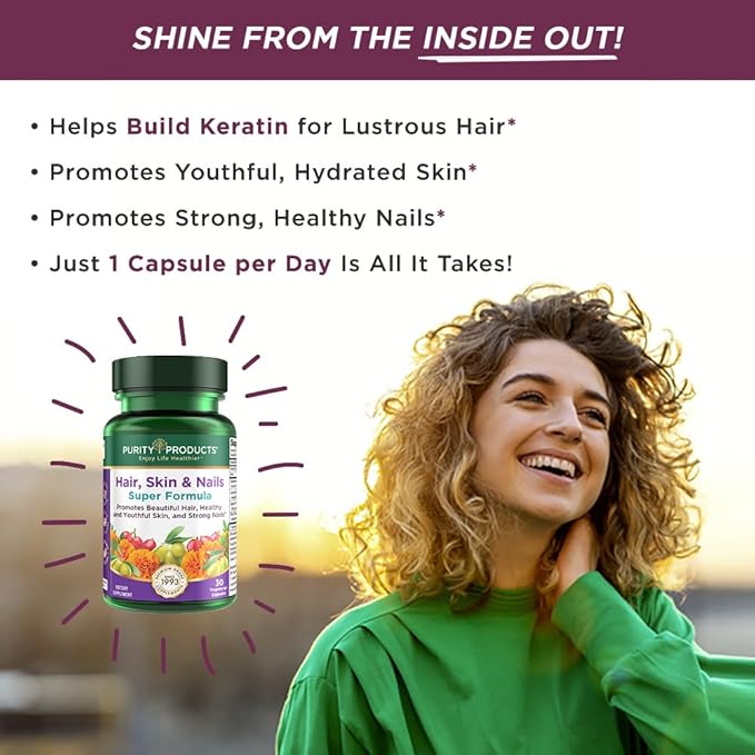 Purity Products - Hair Skin and Nails Super Formula30 Capsules