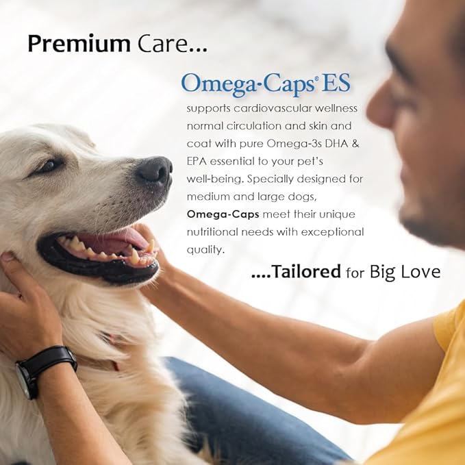 Omega-Caps ES for Large &amp Giant Dogs (250 Caps)