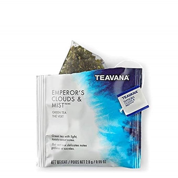 Starbucks Teavana Tea Sachets (Emperors Clouds and Mist Green Pack of 24 Sachets)