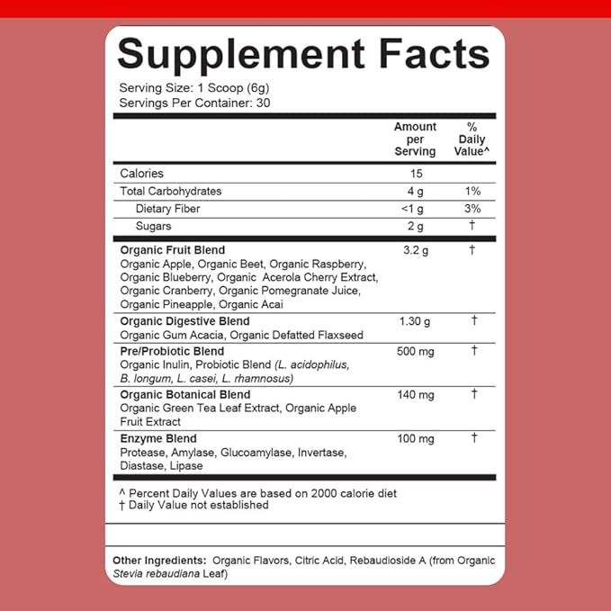 Divine Health Dr. Colbert MD Superfood Package | 30 Servings of Green Supremefood &amp Red Supremefood 14 Organic and Fermented Green Vegetables and Grasses | 8 Organic Fruits