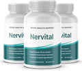 Nervital for Nerve Health Support - Nervital Brain Health Dietary Supplement - Nervital Support Boost Brain Function - 60 Count (3-Bottles)