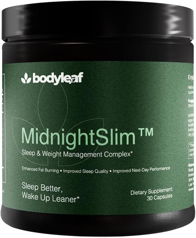 MidnightSlim™ | Advanced Nighttime Weight Management | Maximum Strength Metabolism Support Digestive Health Peaceful Sleep | Premium Probiotic Complex | 30 Capsules