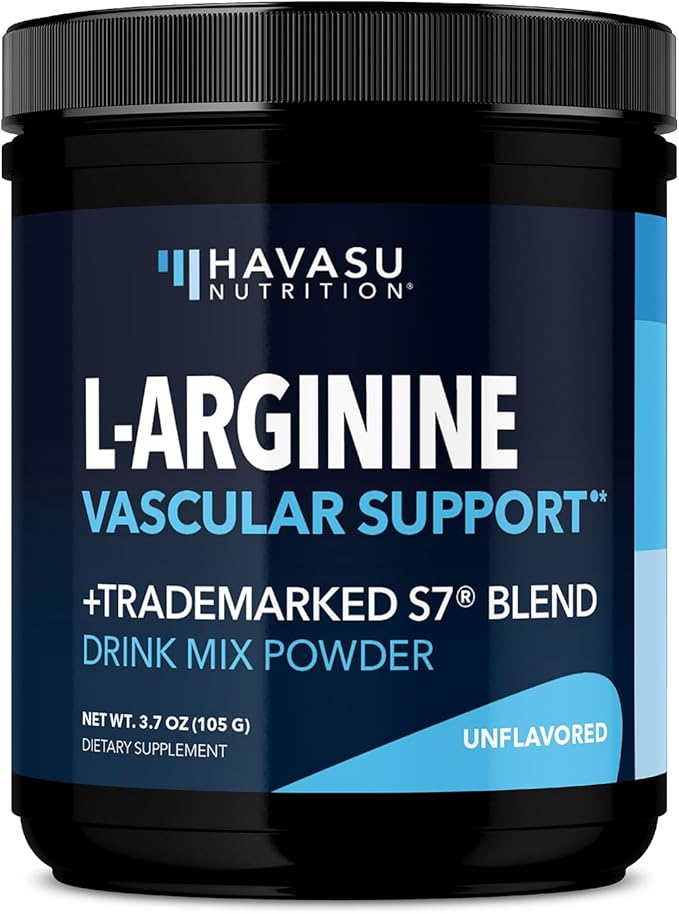 L-Arginine Powder - Nitric Oxide Supplement for Men and Women with L-Citrulline and Beet Root - Pre and Post Workout Support for Endurance and Recovery - Unflavored 1 Month Supply (30 Scoops)