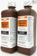 Sulfate Elixir 220mg/5mL 16oz Bottle - 4 Pack