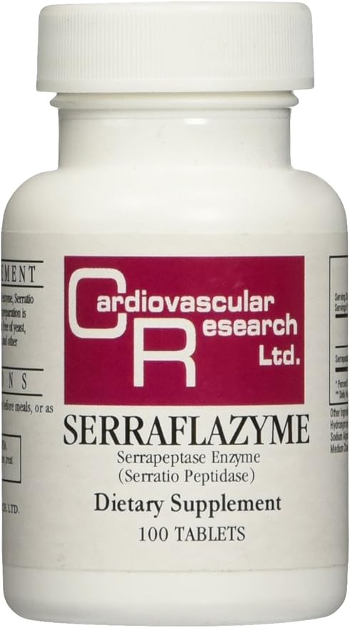Cardiovascular Research Serraflazyme Tablets 100 Count