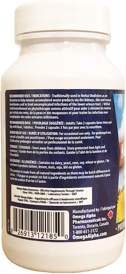 Omega Alpha Kidney Plus 90 Capsules