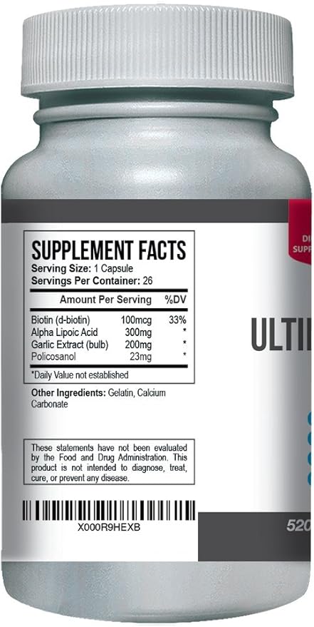 Ultimate PAGG Stack™ 4 Hour Body by Tim Ferriss - Policosanol Alpha Lipoic Acid Green Tea Flavonols Garlic Extract