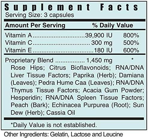Repellerking Systemic Formulas Bio Nutriment ACX Vitamin DTX 60 Capsules
