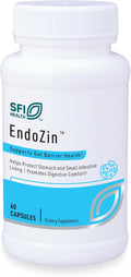 SFI Health Klaire Labs Endozin - Zinc Carnosine Complex with L-Glutamine to Support Intestinal Barrier Function Hypoallergenic (60 Capsules)