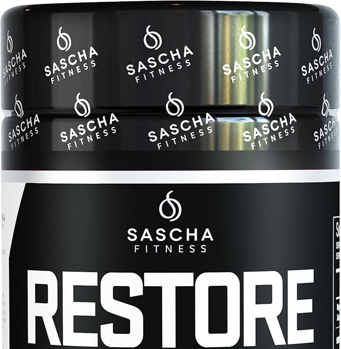 SASCHA FITNESS Cortisol Night Support Pills | Metabolism &amp Hormonal Balance | Promotes Quality Sleep | Restore | Vegan Weight Loss Supplement – 120 Natural Capsules