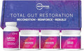 Microbiome Labs Total Gut Restoration Kit (Powder) - 3-Product Gut Health Spore Based Probiotic Prebiotic Powder &amp Mucosal Immunoglobulin + Amino Acids Supplement for Immune GI &amp Digestive H