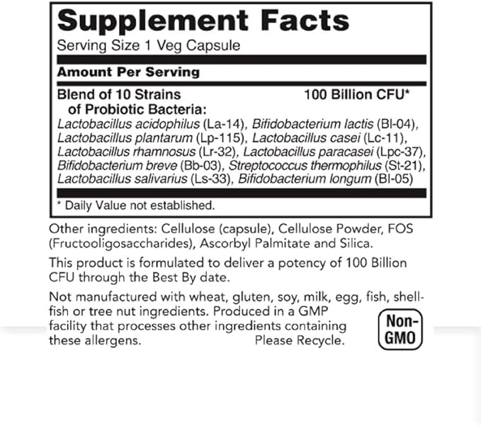 Rachel’s Pro 100 Probiotic: 100 Billion Count of probiotics