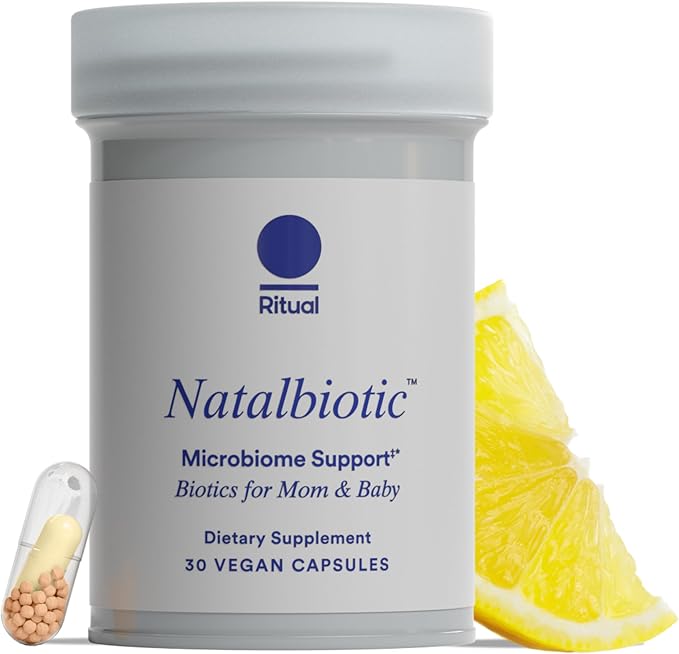 Ritual Prenatal Probiotics For Women - Support Microbiome Gut Digestive Vaginal and Baby’s Immune Health** - Natalbiotic For TTC Pregnancy Postpartum - Vegan - Citrus - 30 Capsules - 30 Servings