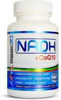 MAAC10 NADH + CoQ10 Supplement | Great Tasting Chewable Tablets | 50mg PANMOL® NADH + 100mg CoQ10 | for Fatigue Energy and Mental Focus | NAD+ Supplement (60 Tablets 2 per Serving)