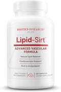 Biotics Lipid SIRT Supports Vascular Integrity Supports Healthy Lipids and Cardiovascular Health 240 Capsules