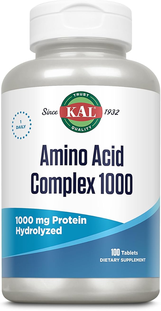 KAL Amino Acid Complex Tablets 1000 mg 100 Count