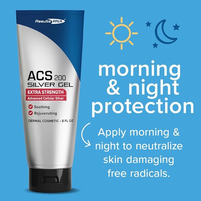 Results RNA - ACS 200 Silver-Glutathione Gel – Advanced Cellular Colloidal Silver Gel for Wound Care &amp Superior Dermal Healing. (15 oz)