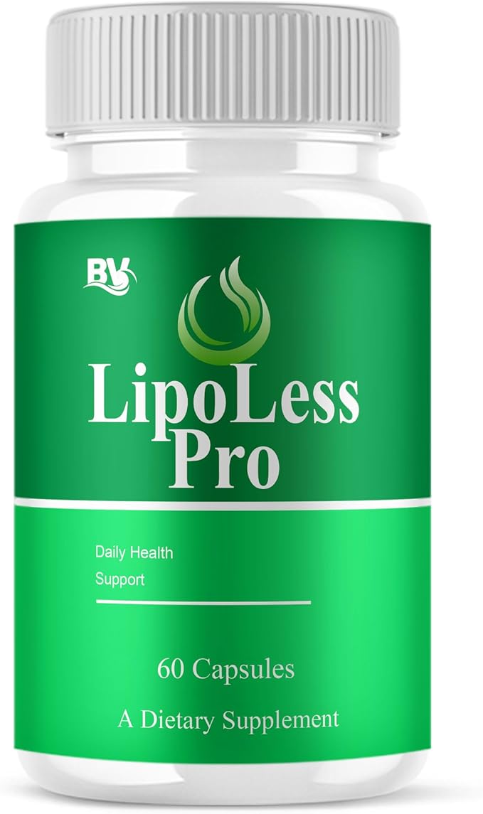 BLUE VIBE Lipoless Pro Capsules Lipoless Advanced Maximum Strength Overall Health &amp Wellness Support Supplement Lipoless Premium All Natural Daily Health Support Formula (1 Pack - 60 Capsules)