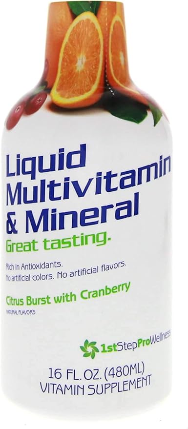 1st Step for Energy Liquid Multivitamin &amp Mineral Citrus Burst 16 fl oz (1 pt) 473 ml