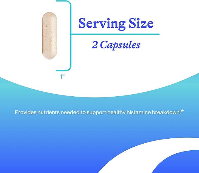 Seeking Health Histamine Nutrients - Seasonal Histamine Support Supplement with Vitamin B1 Zinc &amp Vitamin B3 - Aids Histamine Response - 60 Capsules