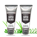 Super Silver Colloidal Silver Gel Nano-Silver 45 PPM Skin Gel for Skin Comfort &amp Wellness Healing Moisturizing and Soothing - 4 Oz Various Sizes (2)