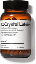 BIGVITA CoCrystal Lutein + | 3-in-1 Eye Support Fast-Absorbing Lutein Zeaxanthin &amp Astaxanthin | Blue Light Defense Visual Clarity &amp Eye Fatigue Relief | High Bioavailability Vitamins | 60