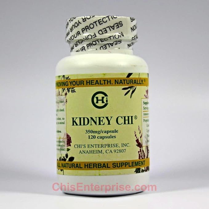 Kidney Chi 120 Capsules – Herbal Supplement by Chi – Traditional Plant-Based Formula – Supports Wellness – 120 Veggie Capsules