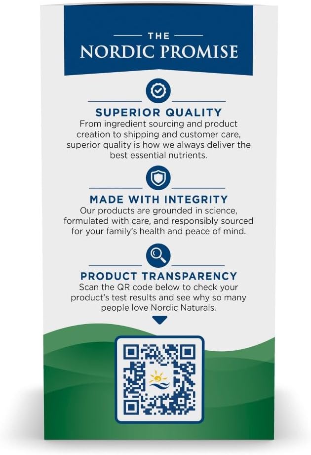 Nordic Naturals Cholesterol Support Lemon - 60 Soft Gels - 975 Omega-3 + Red Yeast Rice &amp CoQ10 - Normal Cholesterol Antioxidant Support - EPA &amp DHA - Non-GMO - 20 Servings
