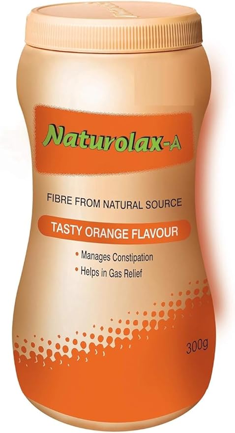 RJ Naturolax-A Isabgol Husk Powder Orange 300 GMS