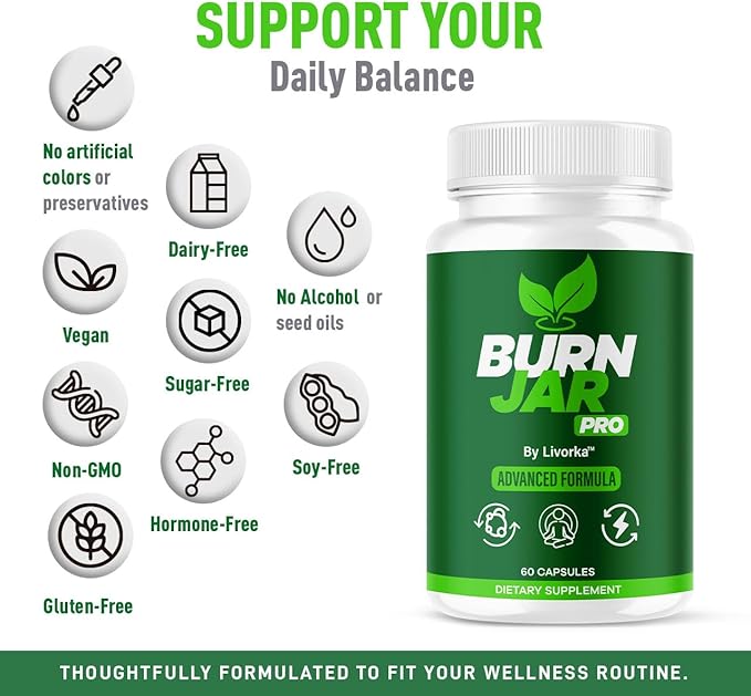 (5 Pack) Burn Jar Pro - BurnJar Pink Salt Capsules Pro Official Advanced Formula Supplement Pills Natural Ingredients Reviews 300 Capsules for 5 Months