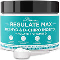 Eu Natural Regulate MAX Myo-Inositol &amp D-Chiro Inositol Supplement Powder for Women with Vitamin D &amp Folate Nutritional Support Hormone Balance &amp Fertility Support Unflavored 60 Servings