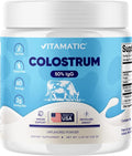 Vitamatic Bovine Colostrum Powder - 50% Highest IgG -120 Gram - Supplement for Gut Health Hair Growth Beauty Muscle Recovery &amp Immune Support - Easy to Mix - Unflavored - 60 Servings