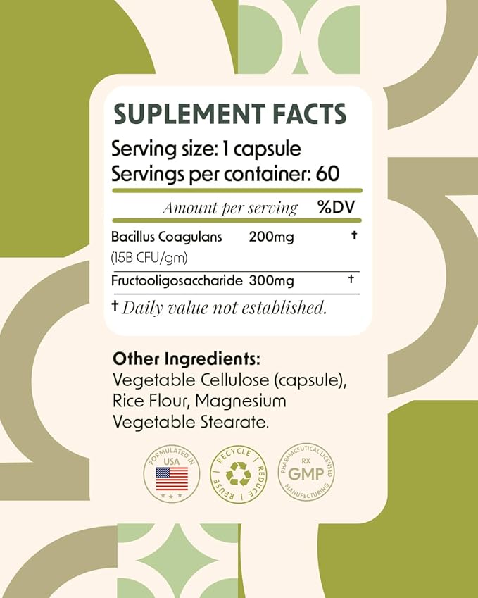 Alpha &amp Omega Nutrition Probiotics 15 Billion CFU Designed for Overall Digestive Health and Supports Occasional Constipation Diarrhea Gas &amp Bloating Immune Health - 60 Veggie Caps 2 Mo Su