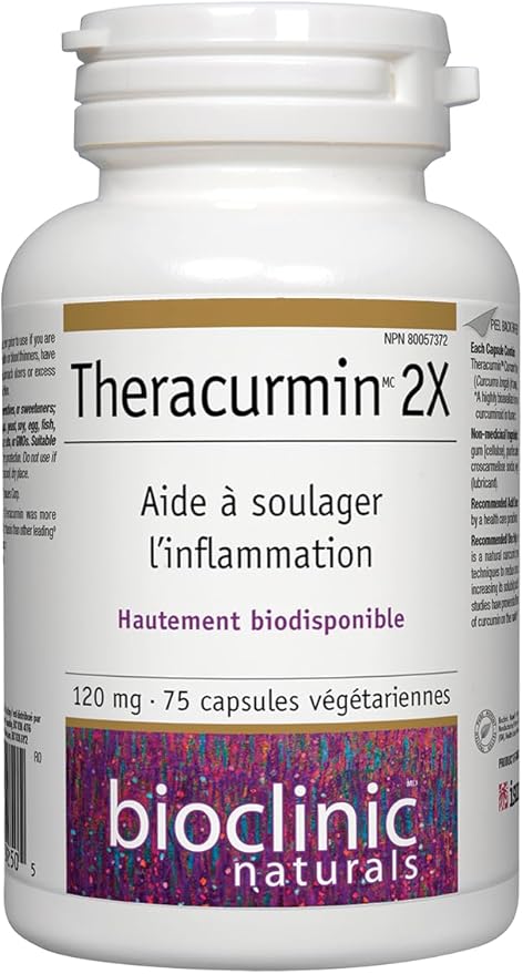 Bioclinic Naturals - Theracurmin 2X 120mg 75 V-Caps