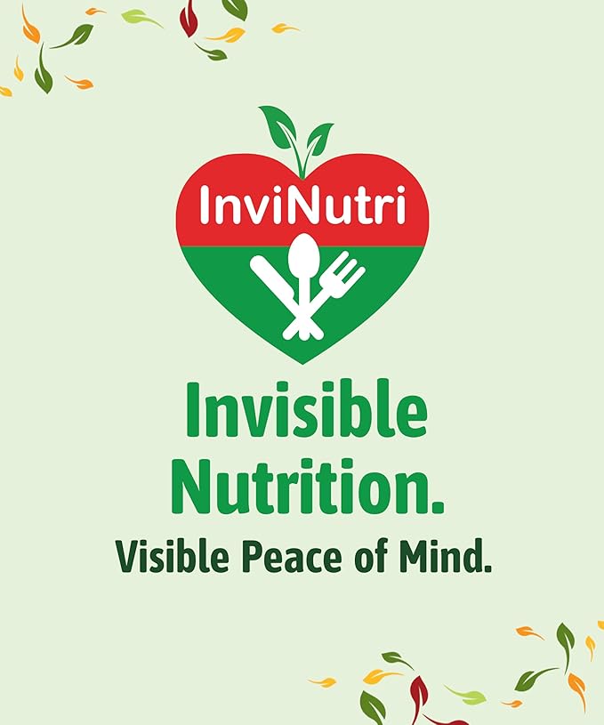 InviNutri Superfood Powder for Sensory &amp Picky Eaters. A TINY scoop- 40x Nutrient-Rich 30mg Sulforaphane for Detox. Organic Microgreens Fruits &amp Veggies - Blends Invisibly into Most Meals -