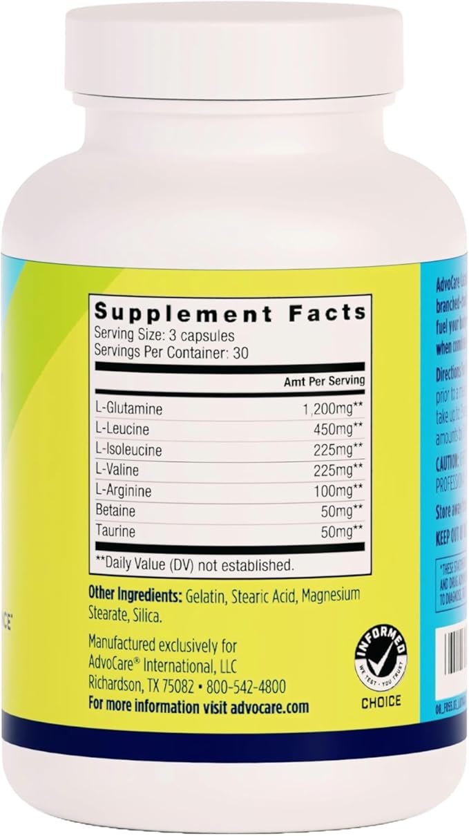 AdvoCare Catalyst Amino Acid Dietary Supplement - Pre-Workout Supplements for Muscle Building - 90 Capsules