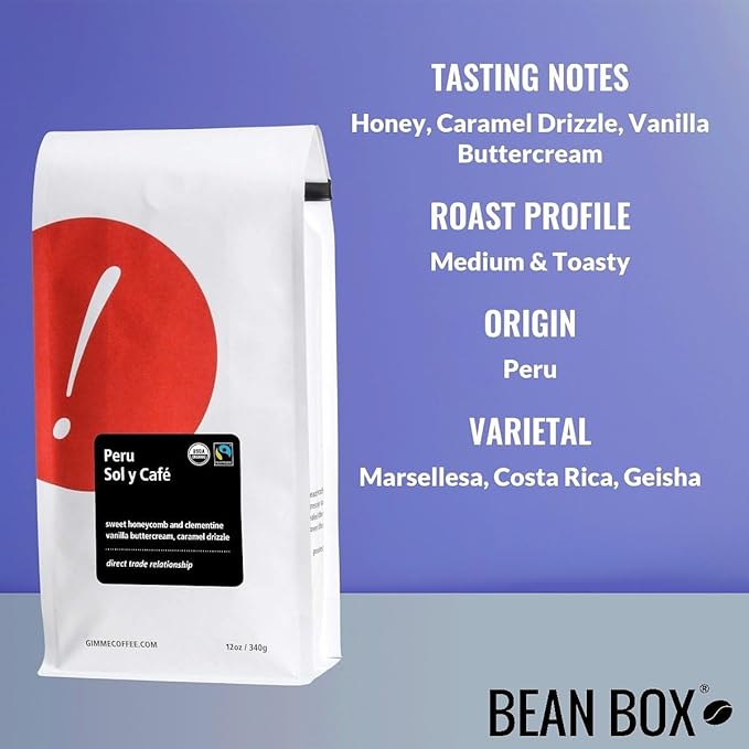 Bean Box Sampler - Roasted by Gimme! 3-Pack Freshly Ground Coffee Gourmet Coffee