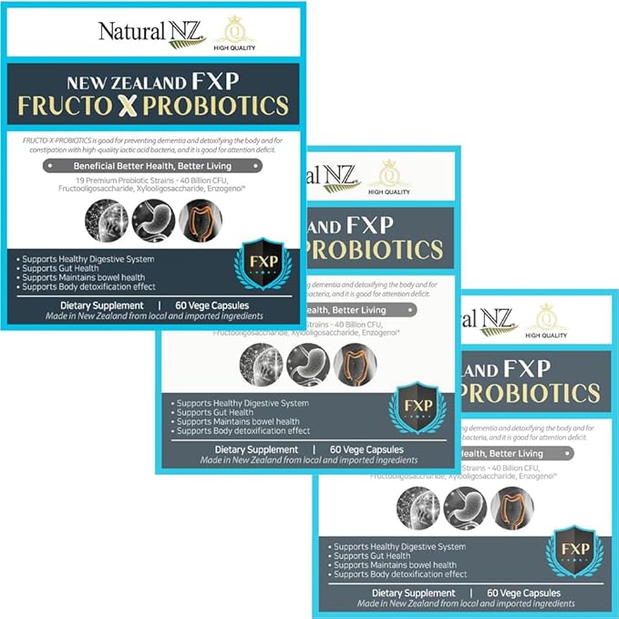 Fructo X Probiotics 40 Billion 60 Vege Capsules (3)