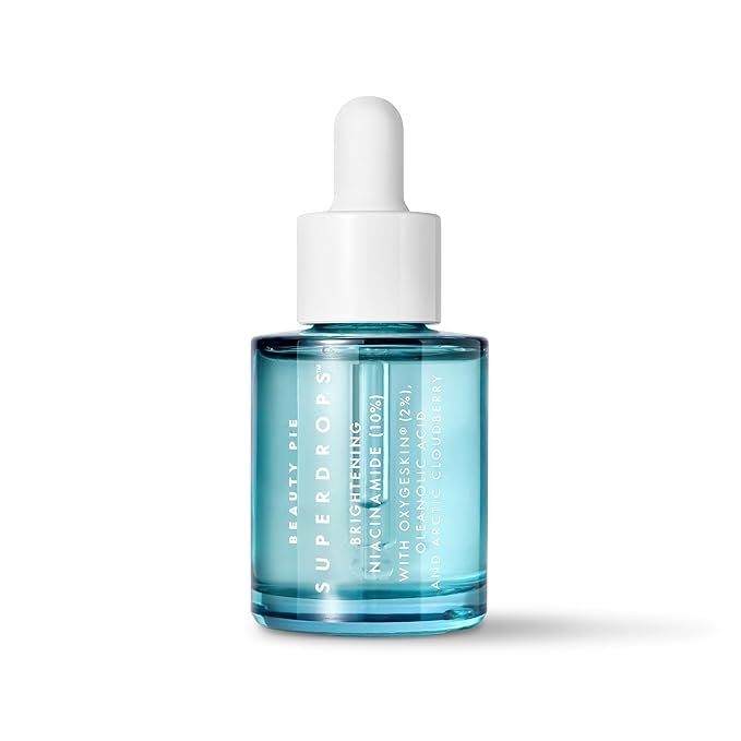 BeautyPie Superdrops Brightening Niacinamide Serum 10% | Pore Refining Glow Booster | Tone Evening Brightening Serum | Strengthens Skin Barrier &amp Promotes Elasticity | Lightweight Formula | 30ml