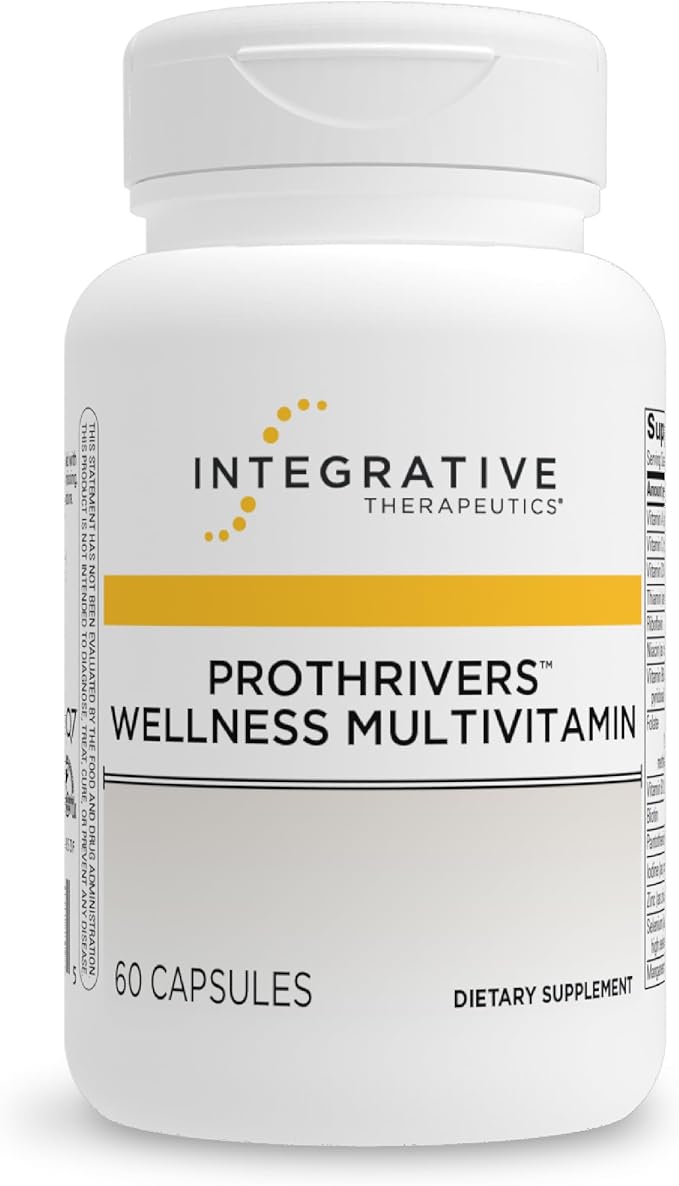 Integrative Therapeutics ProThrivers Wellness Multivitamin - Includes Vitamin A C &amp B12 - Multivitamin Supplement with Included Minerals - 60 Capsules (30 Servings)
