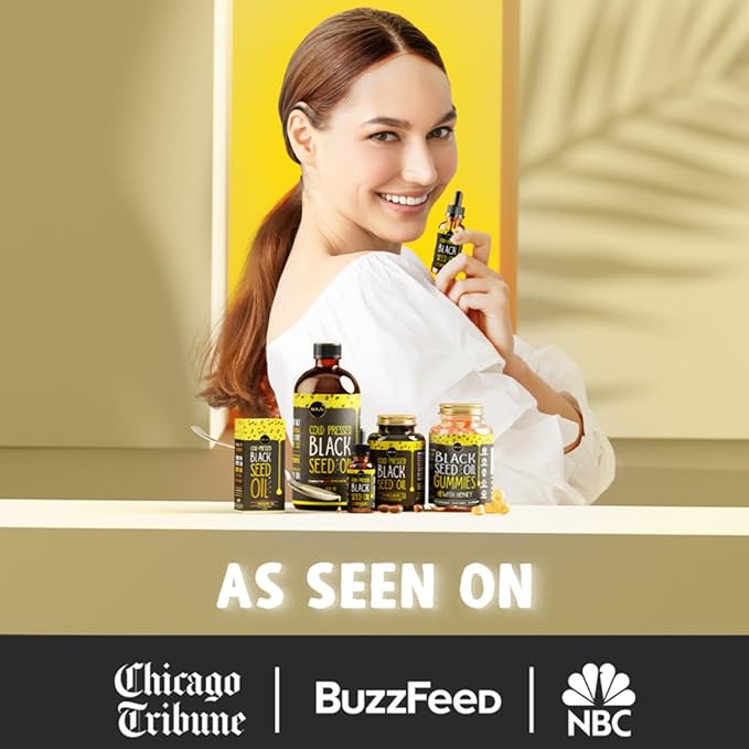 Maju Superfoods Black Seed Oil - 3 Times TQ Cold-Pressed Travel Size 100% Turkish Black Cumin Seed Oil Liquid Pure Blackseed Glass Bottle 2 Oz