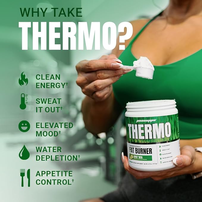 PROSUPPS Thermo Fat Burning Thermogenic Powder Spicy Rita and 3000 L-Carnitine Berry - Weight Management and Pre Workout - Energy Mood Appetite Control -
