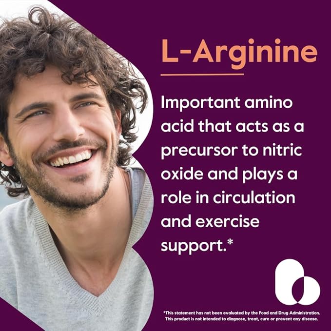 BESTVITE L-Arginine 1000mg per Tablet (240 Tablets) – Pharmaceutical Grade – Contains 20% More Pure Arginine Compared to Arginine HCl – Nitric Oxide Precursor*