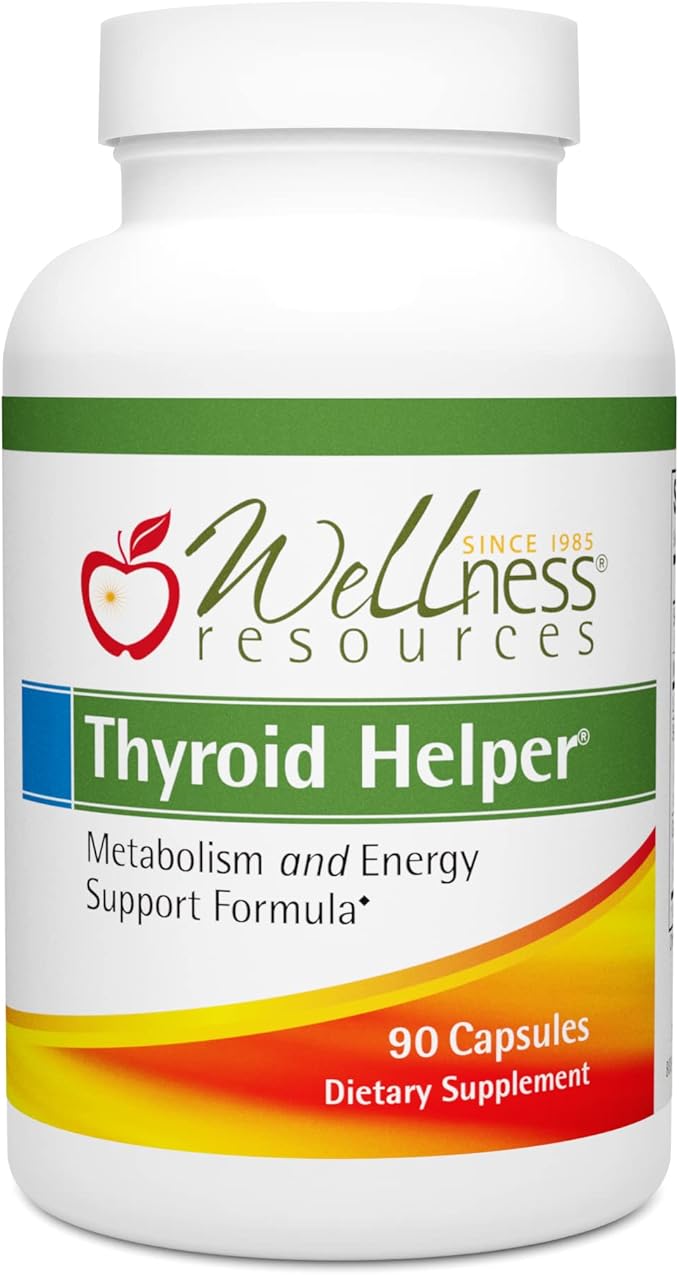 Thyroid Helper - Natural Supplement for Metabolism &amp Energy (90 Capsules)