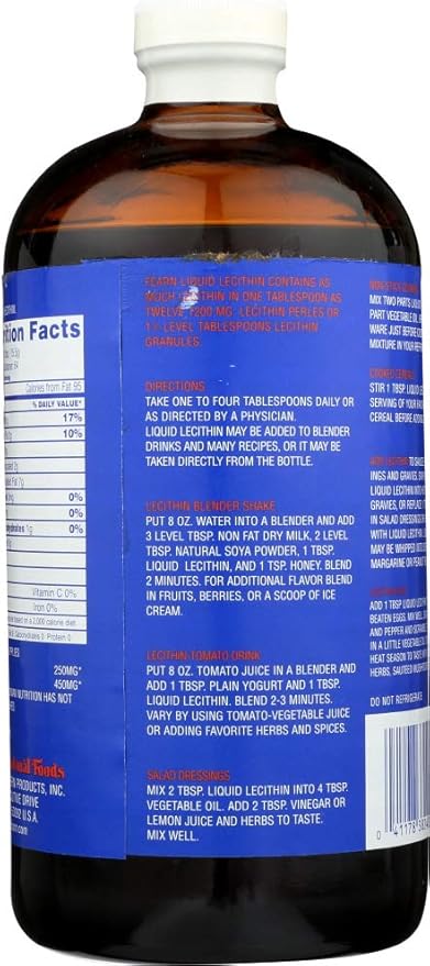 Fearn Liquid Lecithin -- 32 fl oz - 2PC