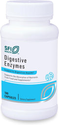 Klaire Labs SFI Health Digestive Enzymes - Gut Health Supplements with Lipase Amylase &amp Protease Enzymes for Digestion - Aid Nutrient Absorption - Help Occasional GI Discomfort (180 Capsules)