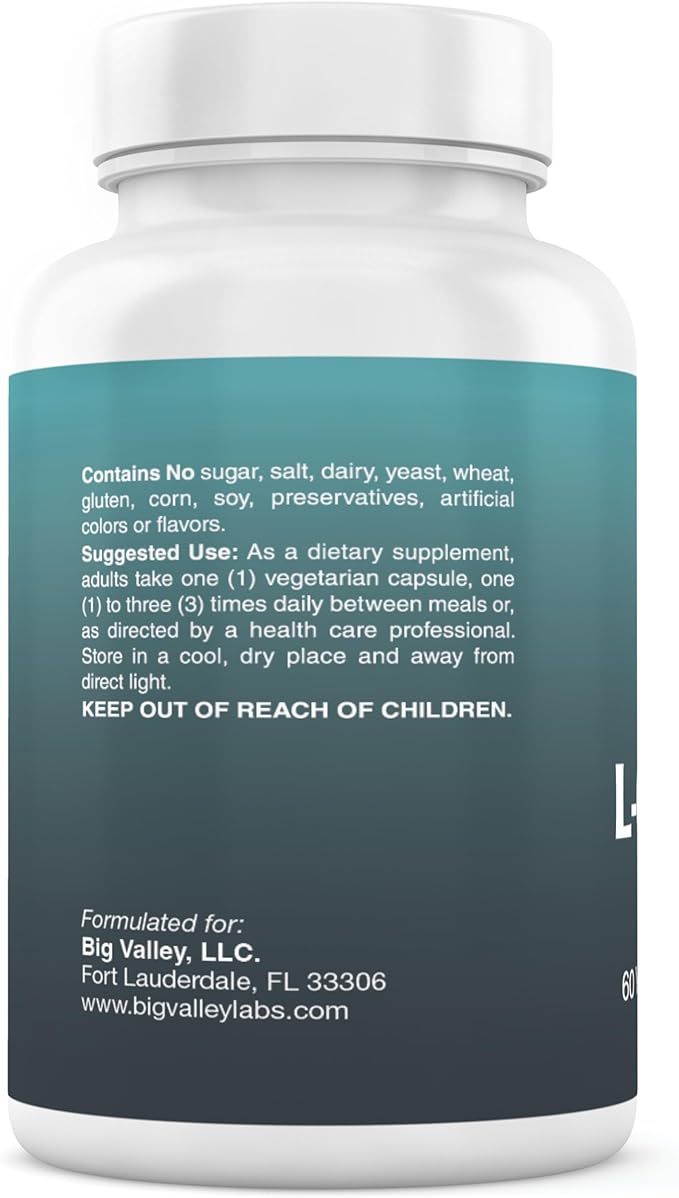 Acetyl-L-Carnitine 500 mg – Highly Bioavailable ALCAR for Cellular Energy &amp Wellness – Vegan Non-GMO Gluten-Free – 60 Veg Capsules