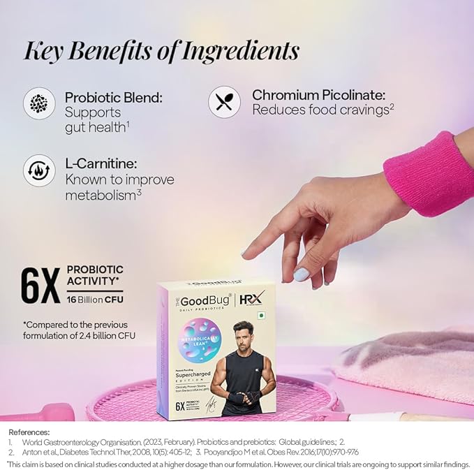 The Good Bug Metabolically Lean Powder |for Men &amp Women | 90 Days Pack