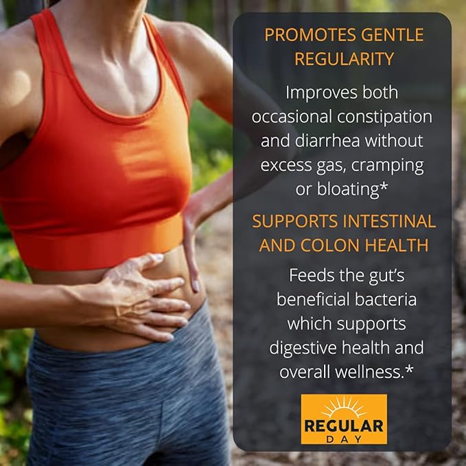 Sunfiber Prebiotic Fiber Supplement for Digestive Health - Promotes Gentle Regularity | Gluten Free Vegan Dairy Free Non-GMO Keto Tasteless | One Simple Ingredient | 30 Servings