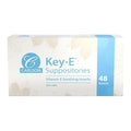 Carlson - Key-E Suppositories 30 IU (20 mg) Vitamin E Suppository Moisturizes &amp Nourishes for Women and Men 48 Count